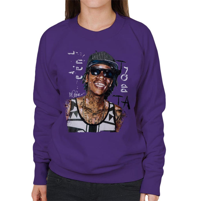 Sidney Maurer Original Portrait Of Wiz Khalifa Women's Sweatshirt