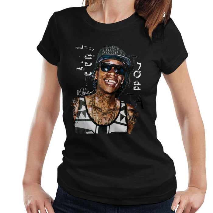 Sidney Maurer Original Portrait Of Wiz Khalifa Women's T-Shirt