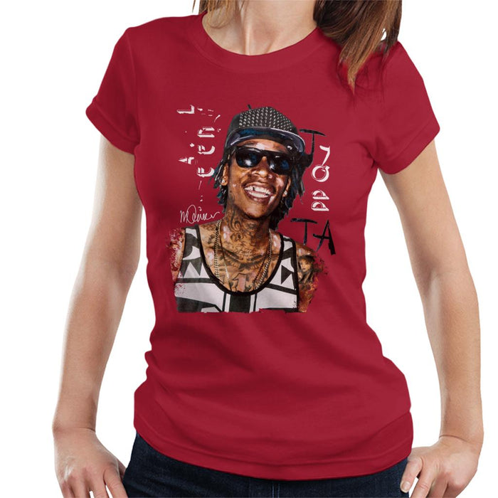 Sidney Maurer Original Portrait Of Wiz Khalifa Women's T-Shirt