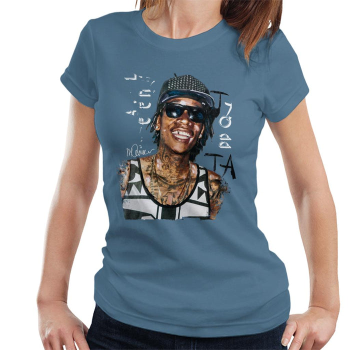 Sidney Maurer Original Portrait Of Wiz Khalifa Women's T-Shirt