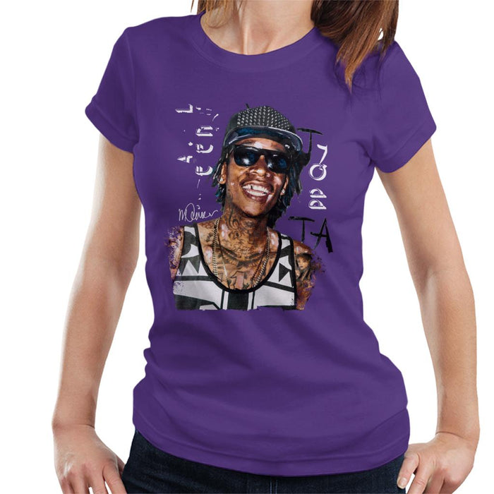 Sidney Maurer Original Portrait Of Wiz Khalifa Women's T-Shirt