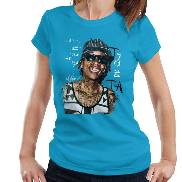 Sidney Maurer Original Portrait Of Wiz Khalifa Women's T-Shirt