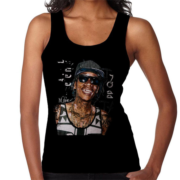 Sidney Maurer Original Portrait Of Wiz Khalifa Women's Vest