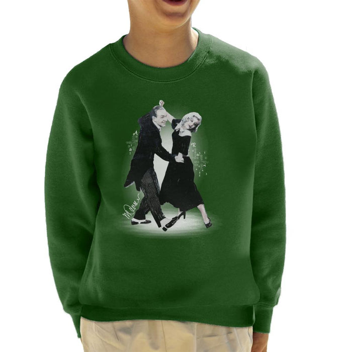 Sidney Maurer Original Portrait Of Fred Astaire Kid's Sweatshirt