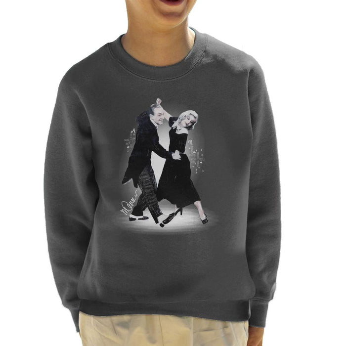 Sidney Maurer Original Portrait Of Fred Astaire Kid's Sweatshirt