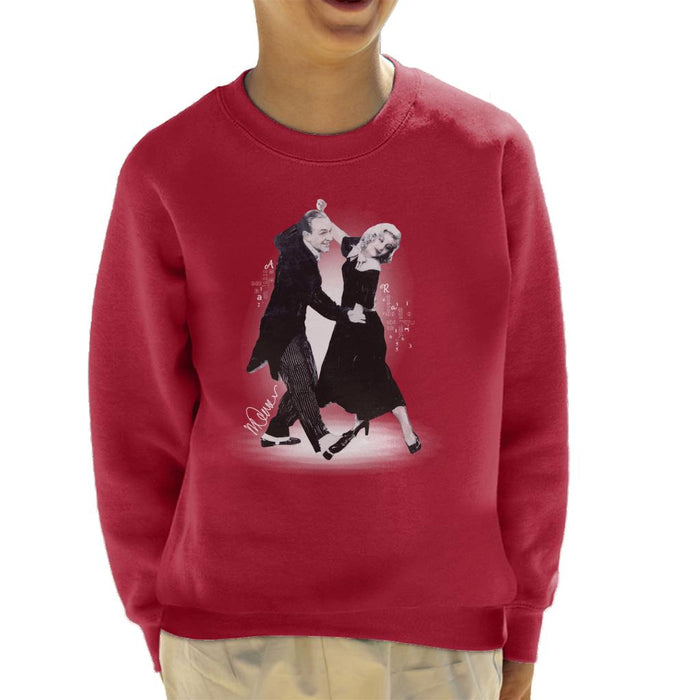 Sidney Maurer Original Portrait Of Fred Astaire Kid's Sweatshirt