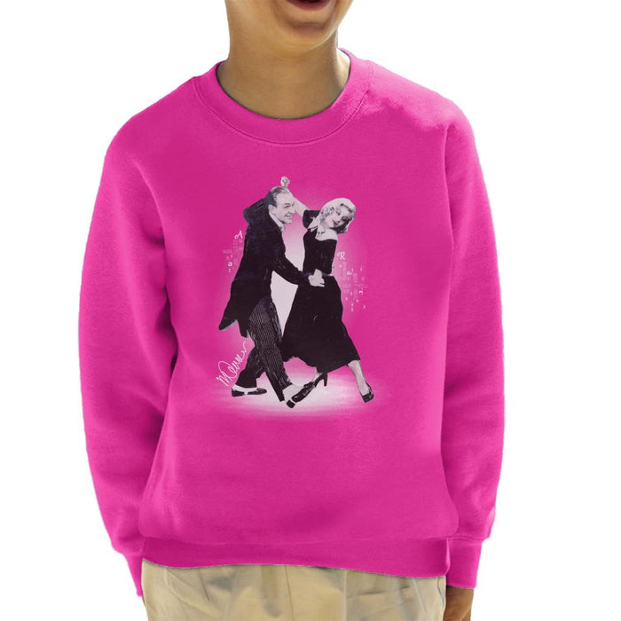 Sidney Maurer Original Portrait Of Fred Astaire Kid's Sweatshirt