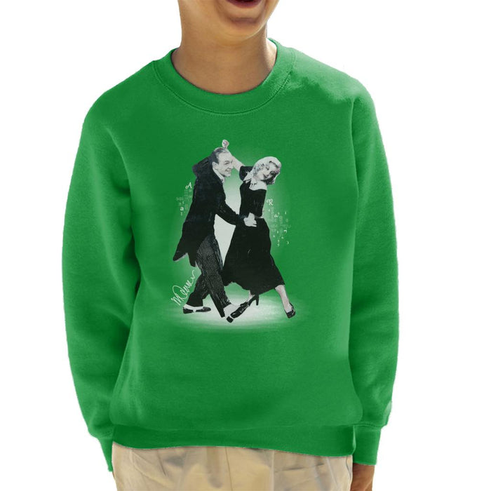 Sidney Maurer Original Portrait Of Fred Astaire Kid's Sweatshirt