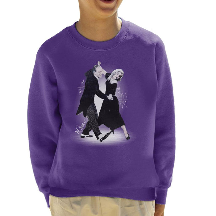Sidney Maurer Original Portrait Of Fred Astaire Kid's Sweatshirt