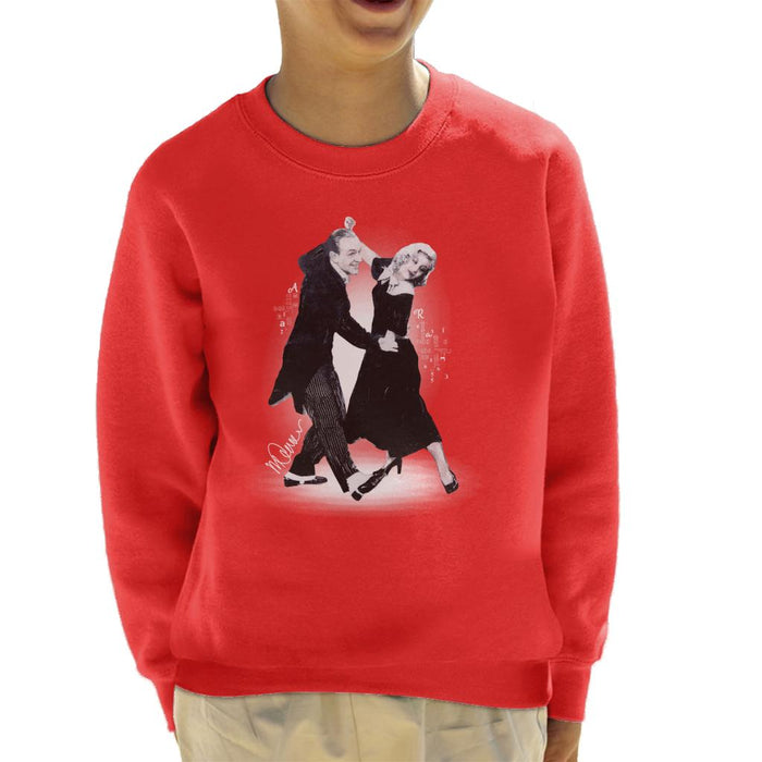 Sidney Maurer Original Portrait Of Fred Astaire Kid's Sweatshirt