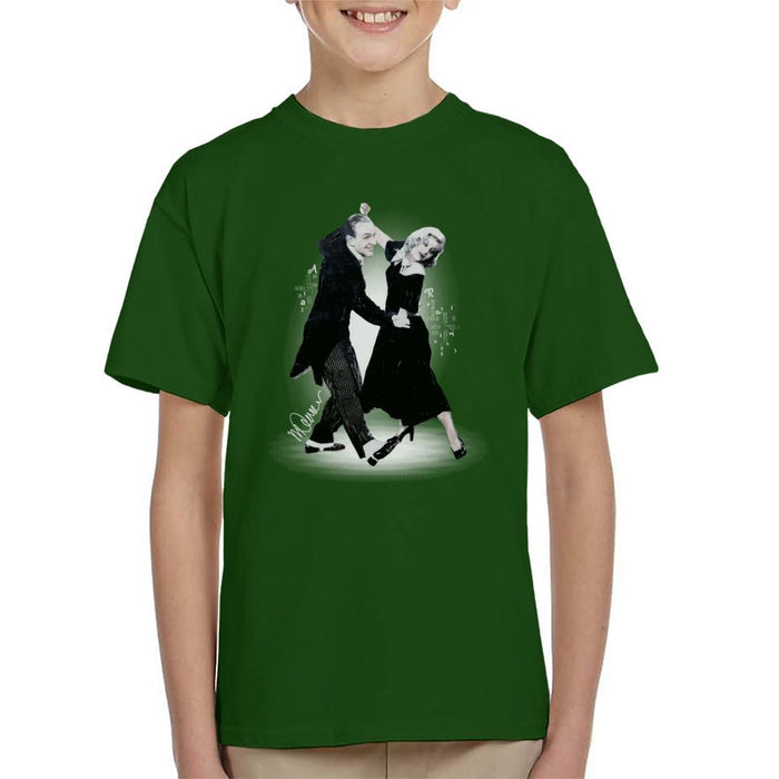Sidney Maurer Original Portrait Of Fred Astaire Kid's T-Shirt