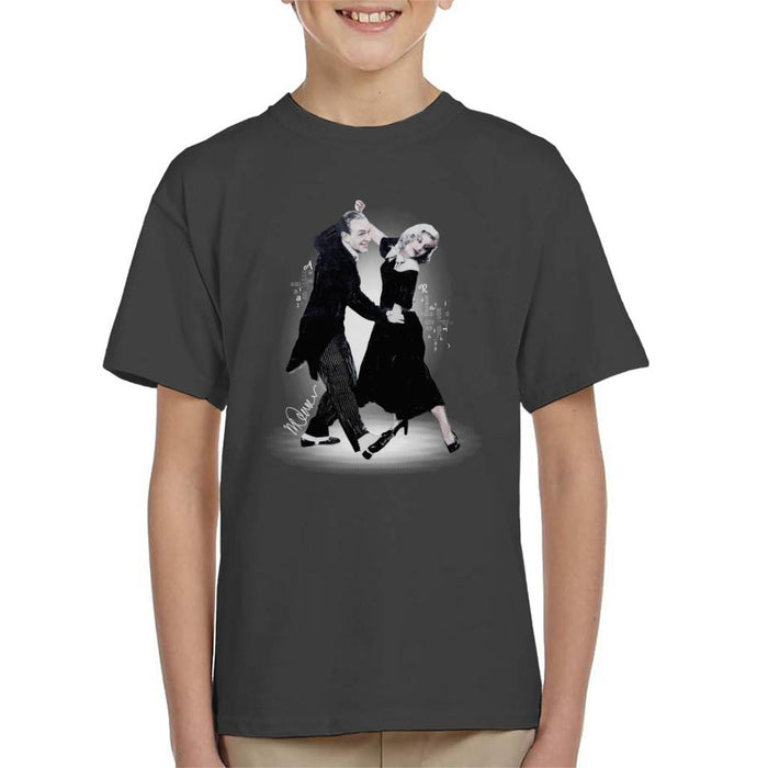 Sidney Maurer Original Portrait Of Fred Astaire Kid's T-Shirt