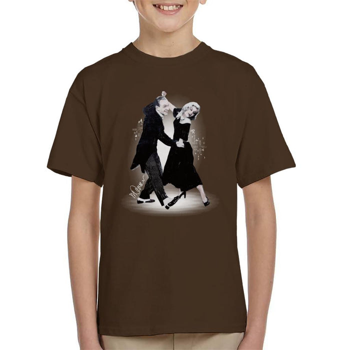 Sidney Maurer Original Portrait Of Fred Astaire Kid's T-Shirt