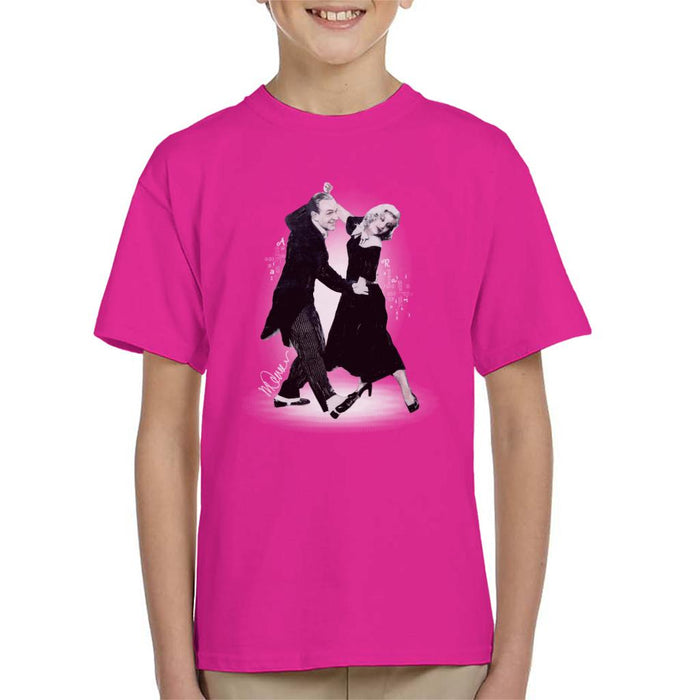 Sidney Maurer Original Portrait Of Fred Astaire Kid's T-Shirt