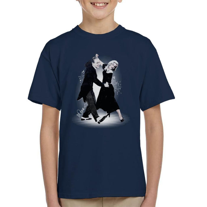 Sidney Maurer Original Portrait Of Fred Astaire Kid's T-Shirt