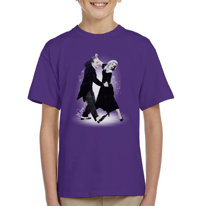 Sidney Maurer Original Portrait Of Fred Astaire Kid's T-Shirt