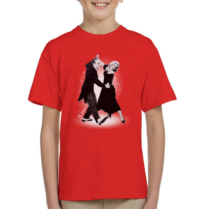 Sidney Maurer Original Portrait Of Fred Astaire Kid's T-Shirt