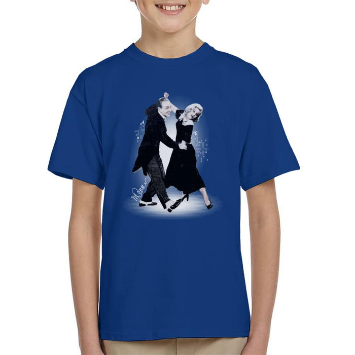 Sidney Maurer Original Portrait Of Fred Astaire Kid's T-Shirt