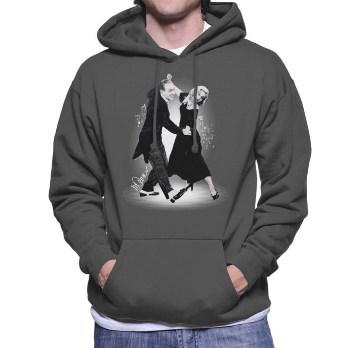 Sidney Maurer Original Portrait Of Fred Astaire Men's Hooded Sweatshirt