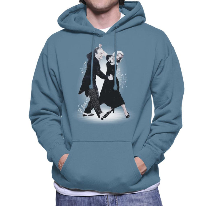 Sidney Maurer Original Portrait Of Fred Astaire Men's Hooded Sweatshirt