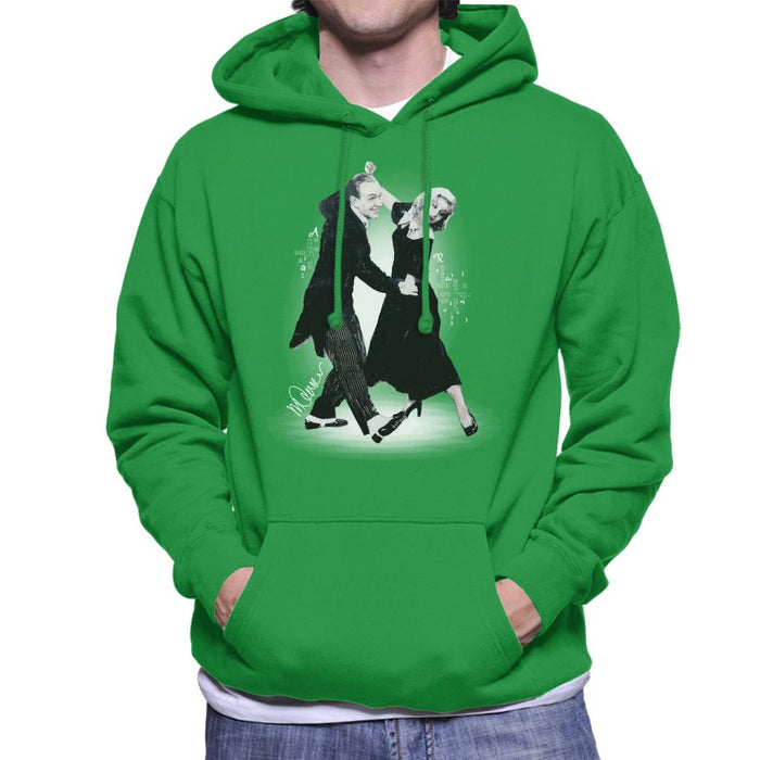 Sidney Maurer Original Portrait Of Fred Astaire Men's Hooded Sweatshirt