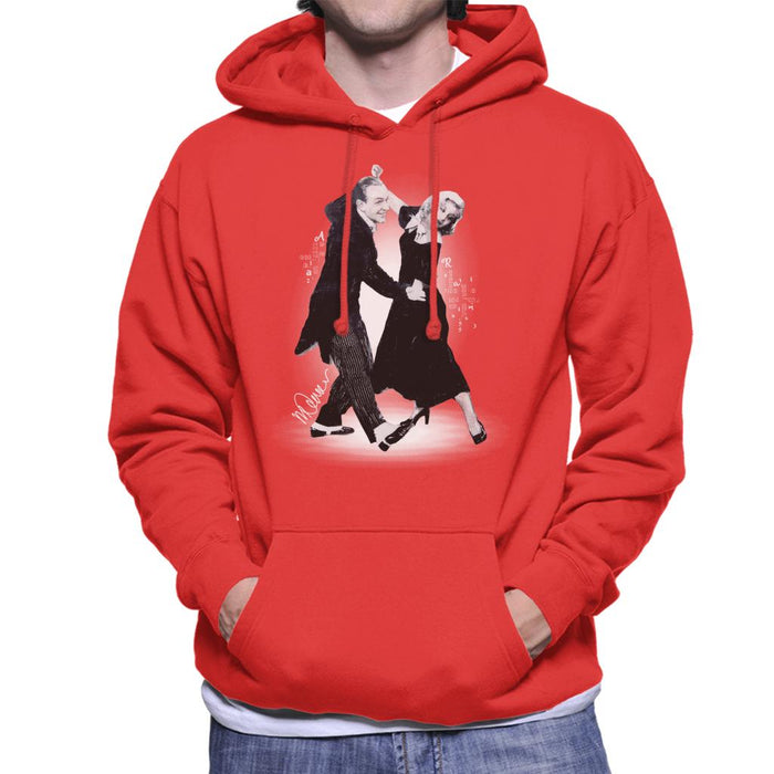 Sidney Maurer Original Portrait Of Fred Astaire Men's Hooded Sweatshirt