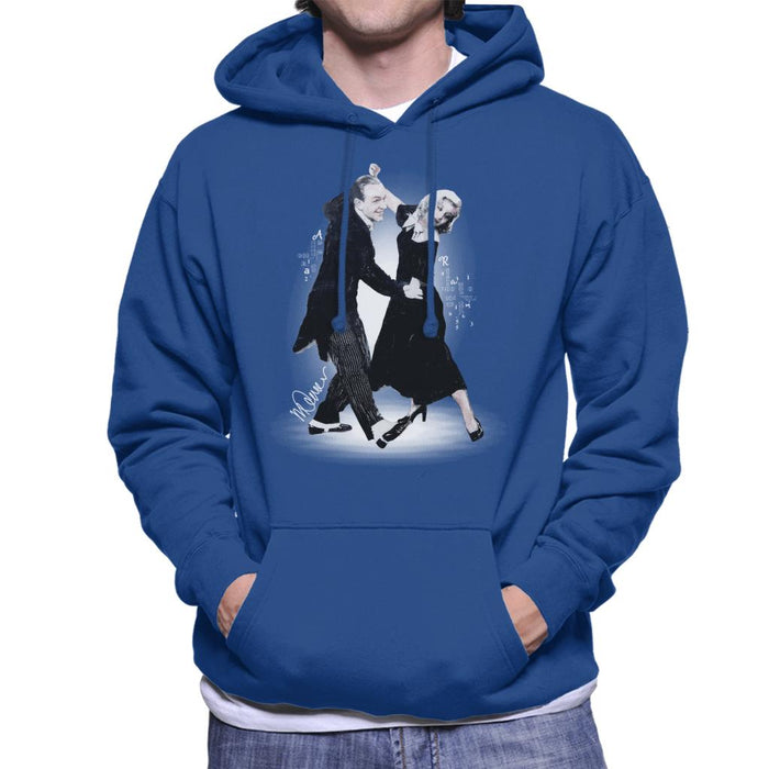 Sidney Maurer Original Portrait Of Fred Astaire Men's Hooded Sweatshirt
