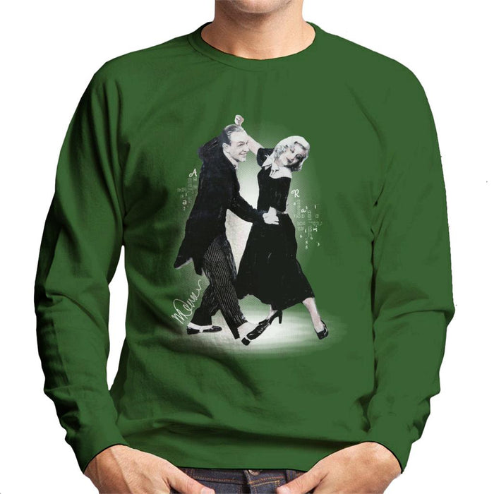 Sidney Maurer Original Portrait Of Fred Astaire Men's Sweatshirt