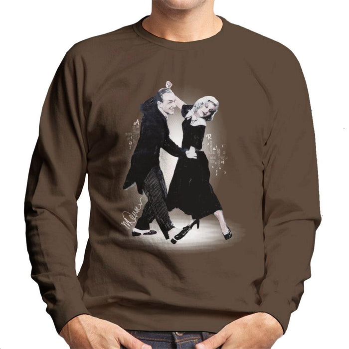 Sidney Maurer Original Portrait Of Fred Astaire Men's Sweatshirt