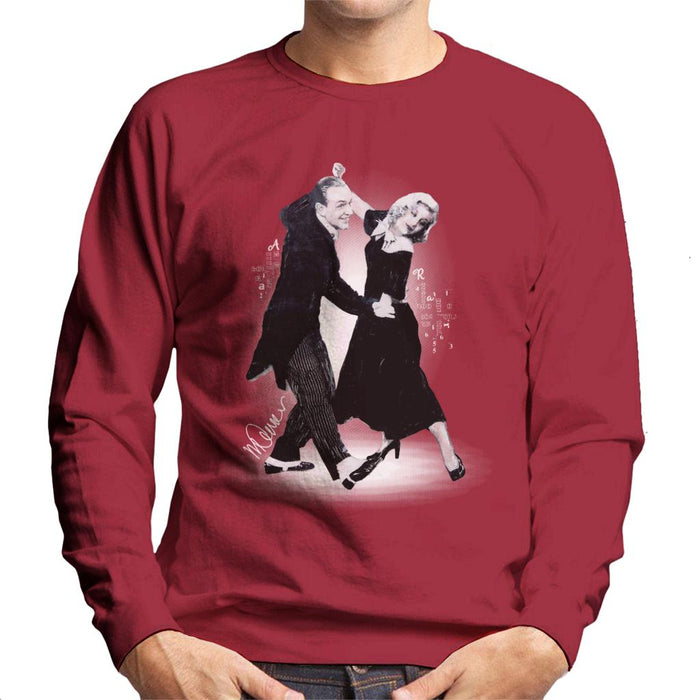 Sidney Maurer Original Portrait Of Fred Astaire Men's Sweatshirt