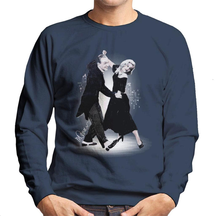 Sidney Maurer Original Portrait Of Fred Astaire Men's Sweatshirt