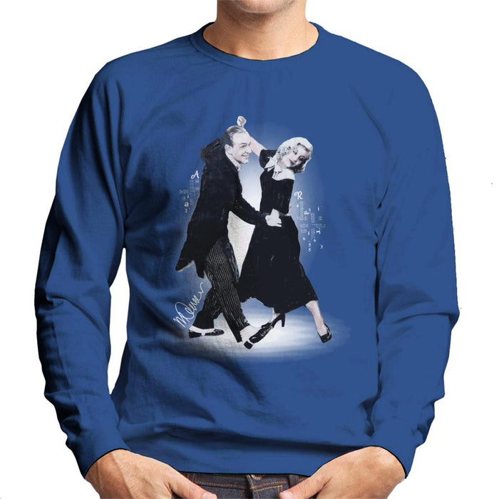 Sidney Maurer Original Portrait Of Fred Astaire Men's Sweatshirt