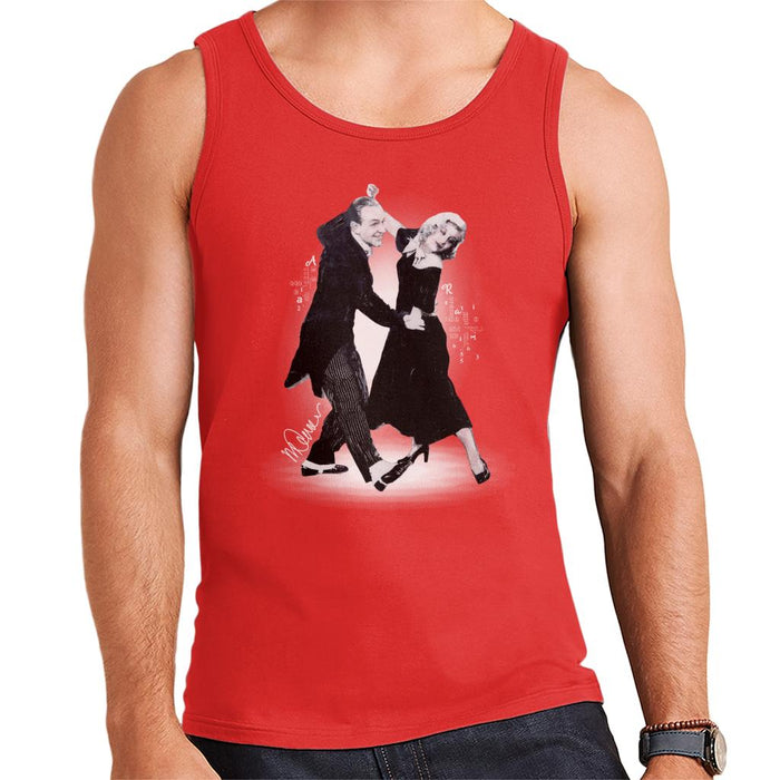 Sidney Maurer Original Portrait Of Fred Astaire Men's Vest