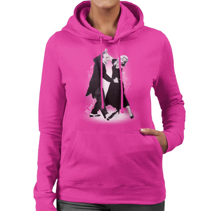 Sidney Maurer Original Portrait Of Fred Astaire Women's Hooded Sweatshirt
