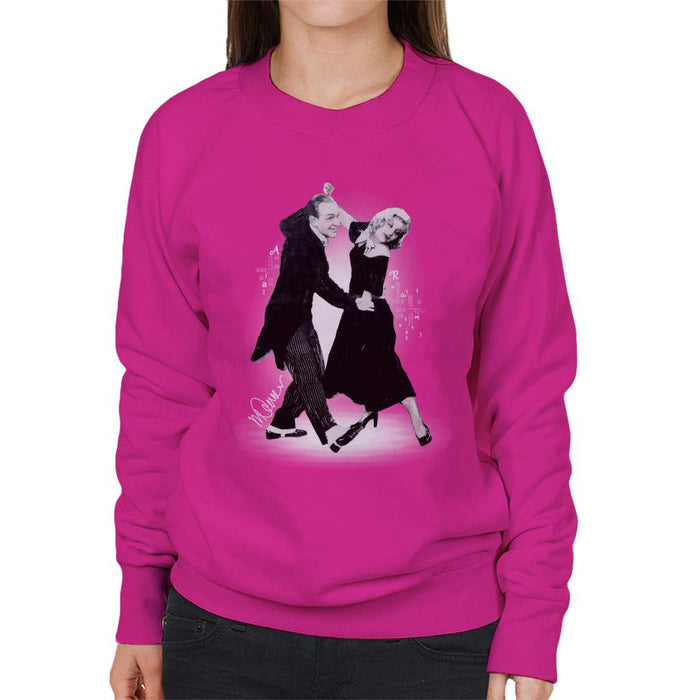 Sidney Maurer Original Portrait Of Fred Astaire Women's Sweatshirt