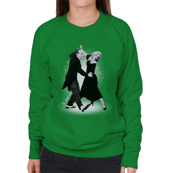 Sidney Maurer Original Portrait Of Fred Astaire Women's Sweatshirt