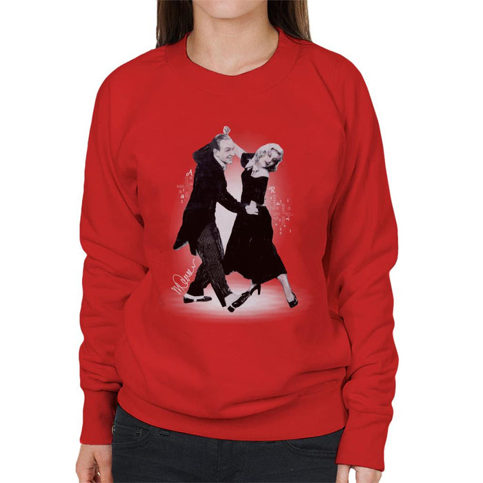 Sidney Maurer Original Portrait Of Fred Astaire Women's Sweatshirt