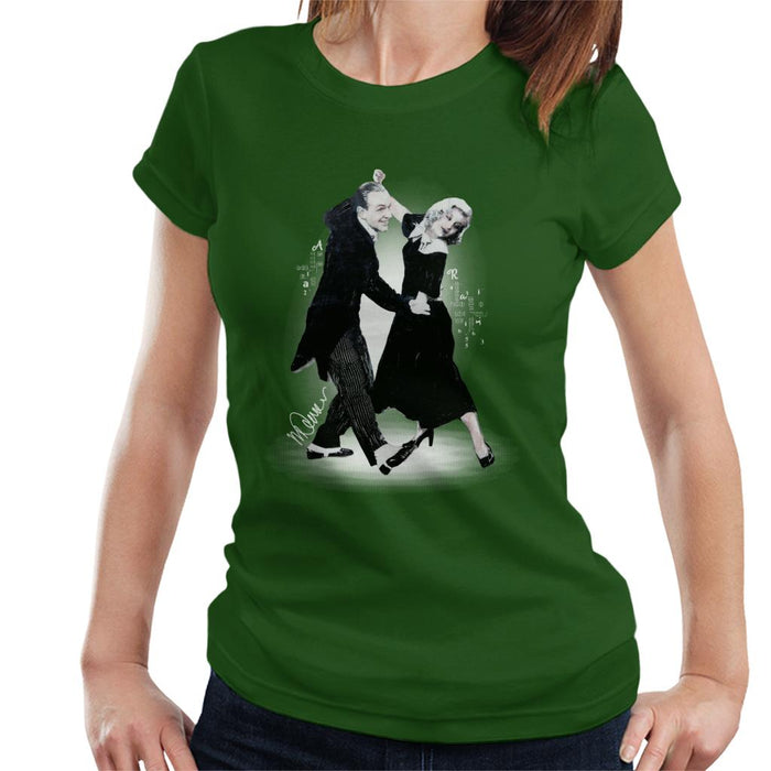 Sidney Maurer Original Portrait Of Fred Astaire Women's T-Shirt
