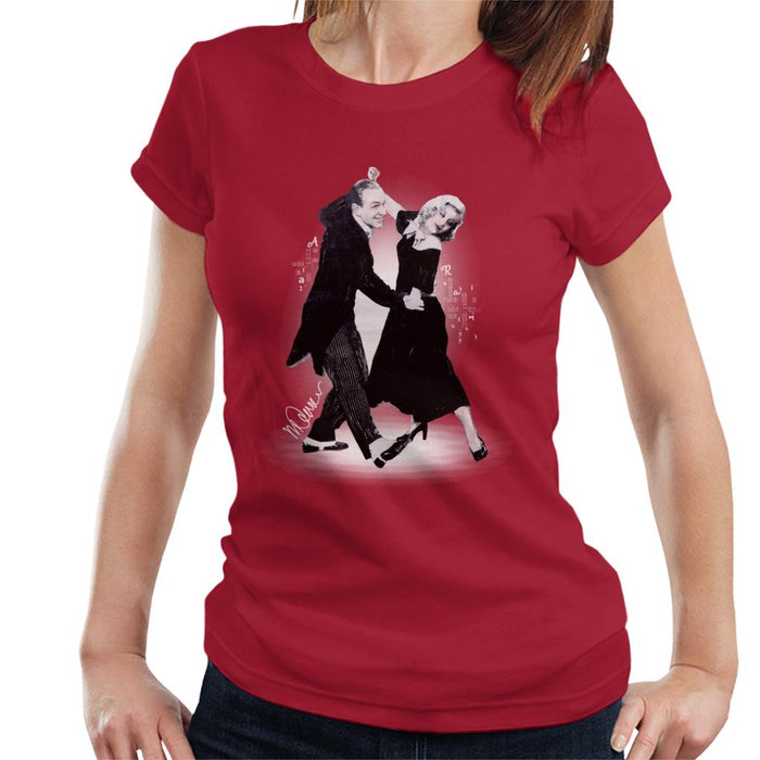 Sidney Maurer Original Portrait Of Fred Astaire Women's T-Shirt