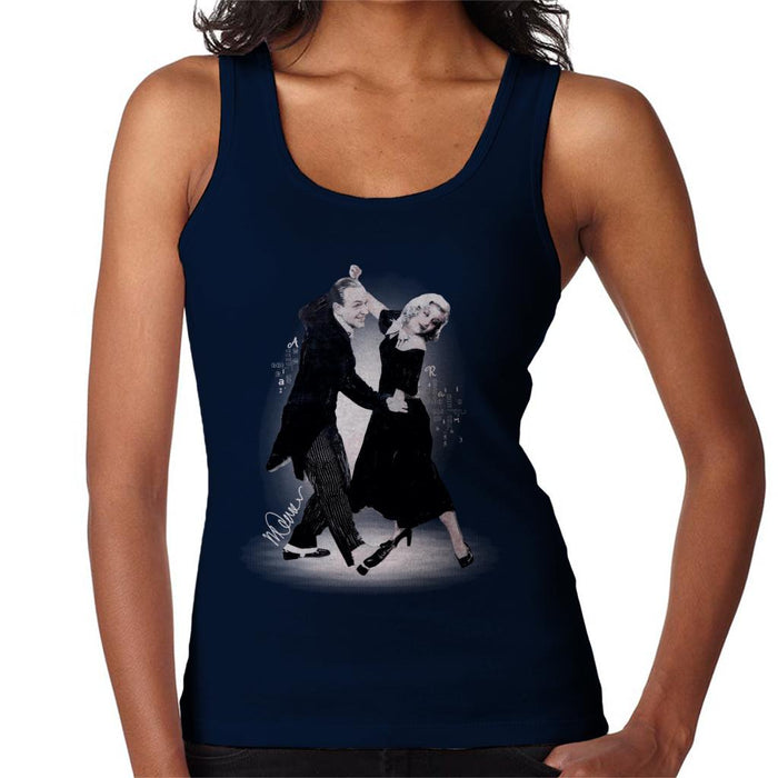Sidney Maurer Original Portrait Of Fred Astaire Women's Vest
