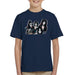 Sidney Maurer Original Portrait Of Kiss Gene Simmons Kid's T-Shirt