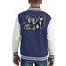 Sidney Maurer Original Portrait Of Kiss Gene Simmons Kid's Varsity Jacket
