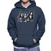 Sidney Maurer Original Portrait Of Kiss Gene Simmons Men's Hooded Sweatshirt