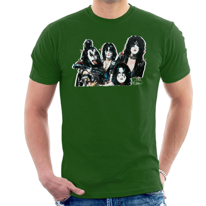 Sidney Maurer Original Portrait Of Kiss Gene Simmons Men's T-Shirt