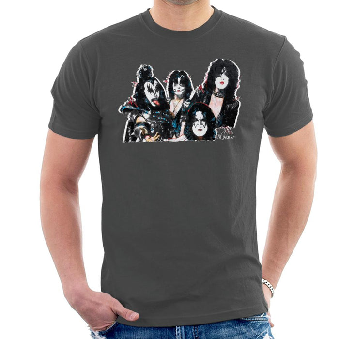 Sidney Maurer Original Portrait Of Kiss Gene Simmons Men's T-Shirt