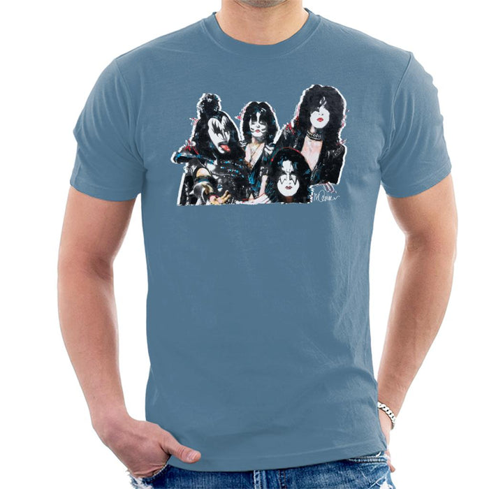 Sidney Maurer Original Portrait Of Kiss Gene Simmons Men's T-Shirt
