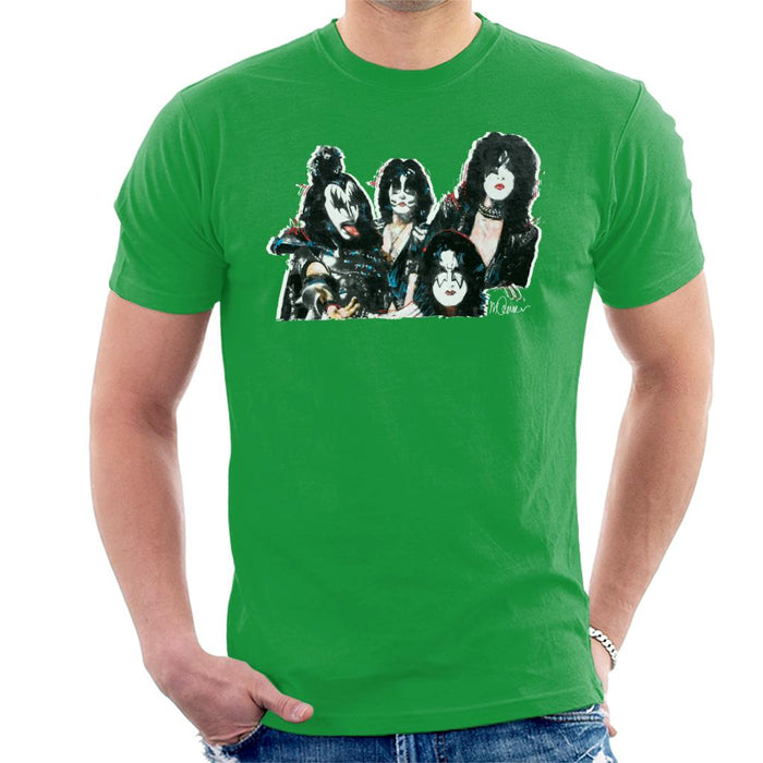 Sidney Maurer Original Portrait Of Kiss Gene Simmons Men's T-Shirt