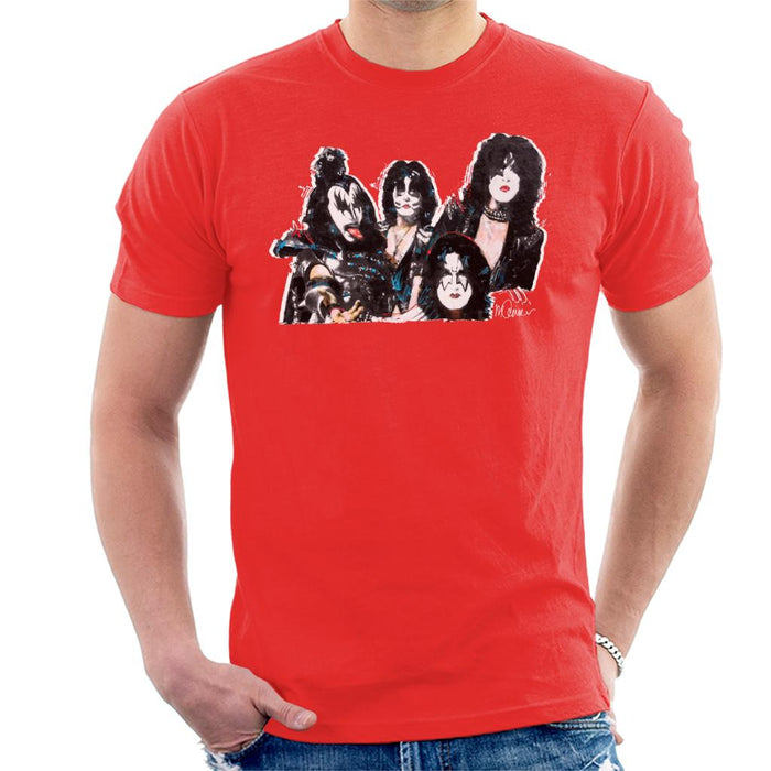 Sidney Maurer Original Portrait Of Kiss Gene Simmons Men's T-Shirt