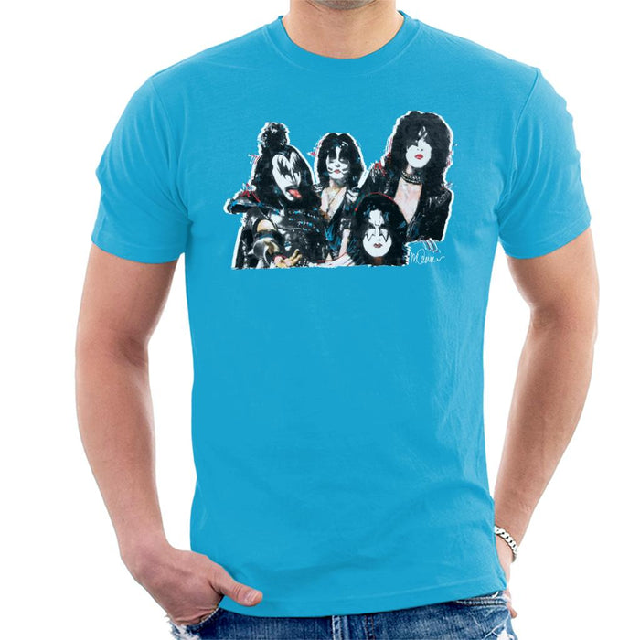 Sidney Maurer Original Portrait Of Kiss Gene Simmons Men's T-Shirt