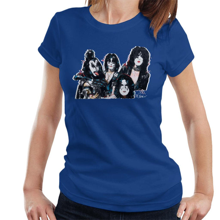 Sidney Maurer Original Portrait Of Kiss Gene Simmons Women's T-Shirt